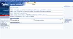 Desktop Screenshot of investor.sharepoint.apptix.net